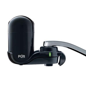 lot 198 image: PUR PLUS Faucet Mount Filtration System, Black