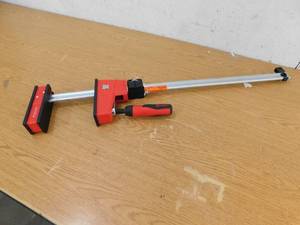 lot 29 image: BESSEY K-Body REVOlution (KRE) 24 in. Capacity Parallel Clamp with Composite Plastic Handle and 3-34 in. Throat Depth