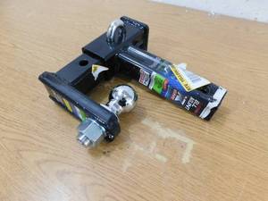 lot 32 image: TowSmart Class IV, 7,500 lbs. 7-12 in. Drop to 6-14 in. Rise, Adjustable X-Mount Trailer Hitch Ball Mount w 2 Ball