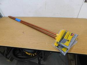 lot 62 image: (2) Rubbermaid Brooms