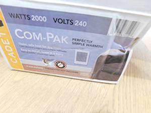 lot 116 image: Cadet 240-volt 2,000-watt Com-Pak In-wall Fan-forced Electric Heater