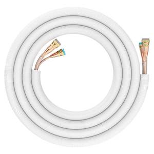 lot 113 image: MRCOOL 25 ft. Pre-Charged 14 in. x 38 in. No-Vac QuickConnect Line Set R454B for 5th Gen DIY Mini-Split Systems