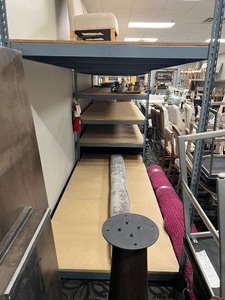 Industrial Steel Warehouse Shelving Rack, 2-Tier - Storage Unit #5 CONTENTS NOT INCLUDED