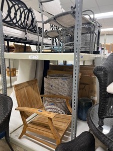 lot 352 image: Industrial Steel Warehouse Shelving Rack, 2-Tier - Storage Unit #22 CONTENTS NOT INCLUDED