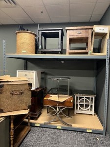 lot 356 image: Industrial Steel Warehouse Shelving Rack, 2-Tier - Storage Unit #26 CONTENTS NOT INCLUDED