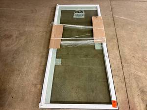 lot 46 image: 77 X 35 American Craftsman Glass Door