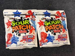 lot 123 image: 2 X 1Lb Bags Of Sour Patch Kids