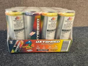 lot 140 image: 12 Pack Of Oxyshred Ultra Energy Drink