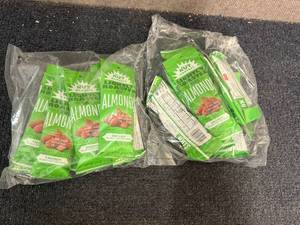 lot 185 image: 2 X 8Ct Packs Of Roasted Almonds