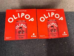 lot 109 image: 2 Packs Of Cherry Cola Olipop