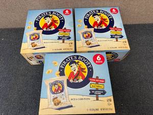 lot 223 image: 3 X 6Ct Packs Of Pirates Booty Puffs