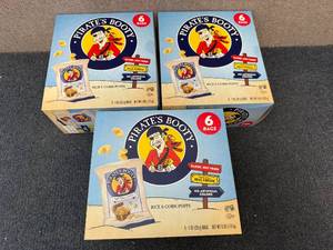 lot 226 image: 3 X 6Ct Packs Of Pirates Booty Puffs