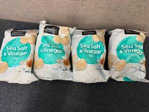 lot 230 image: 4 Bags Of Sea Salt & Vinegar Chips