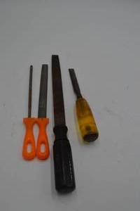 lot 82 image: Files and Chisel