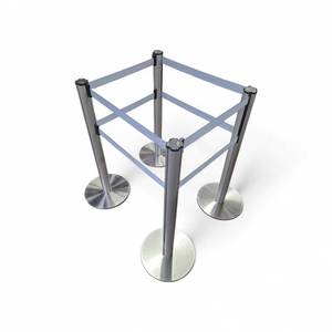 lot 26 image: Set of Four Stanchions Retail $199 Each