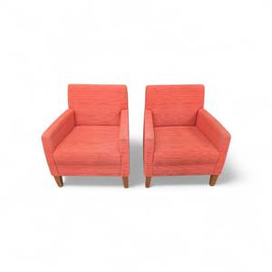 lot 83 image: 2 Bernhardt Lobby Chairs