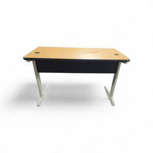 lot 86 image: Small Desk  Table  with Privacy Panel