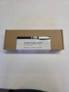 lot 115 image: 8 Input Power Strip w USB Set of 4 NEW in Box