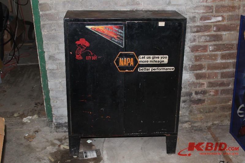 lot 1 image: NAPA Storage Cabinet