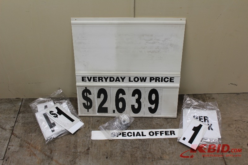 lot 45 image: Cigerette Sign