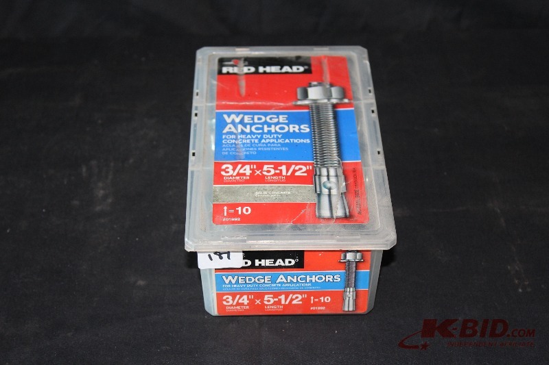 lot 181 image: Wedge Anchors
