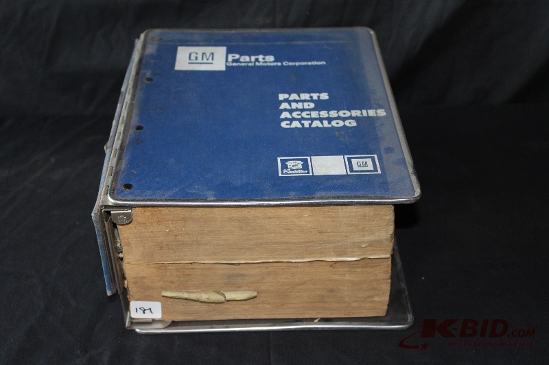 lot 187 image: Chevrolet Truck Parts Catalog 1946-1972 Series 10 thru 30