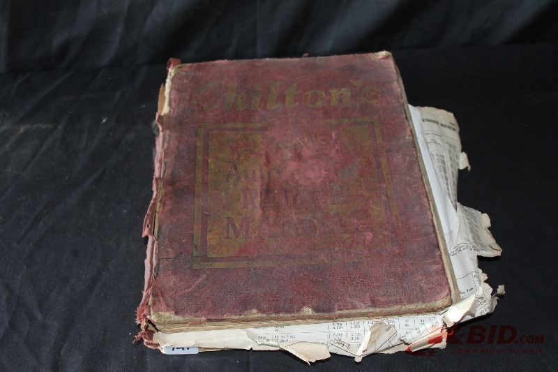 lot 191 image: Chiltons 1954 Automobile Repair Manual