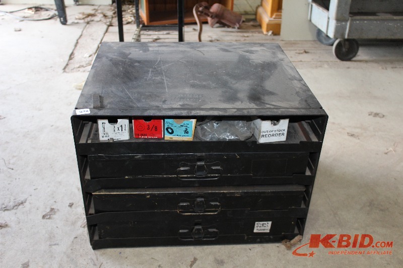 lot 222 image: Parts Cabinet with Drawers