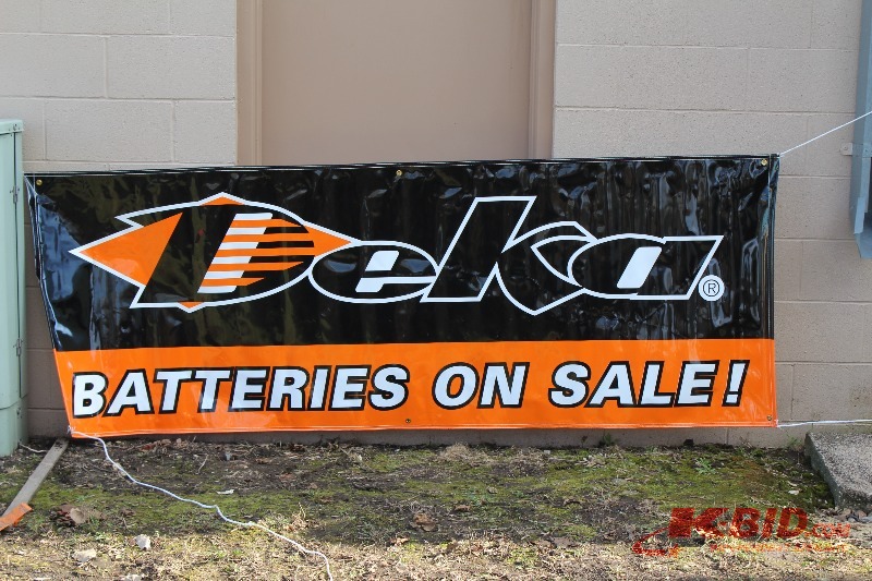 lot 228 image: Deka Batteries Sign
