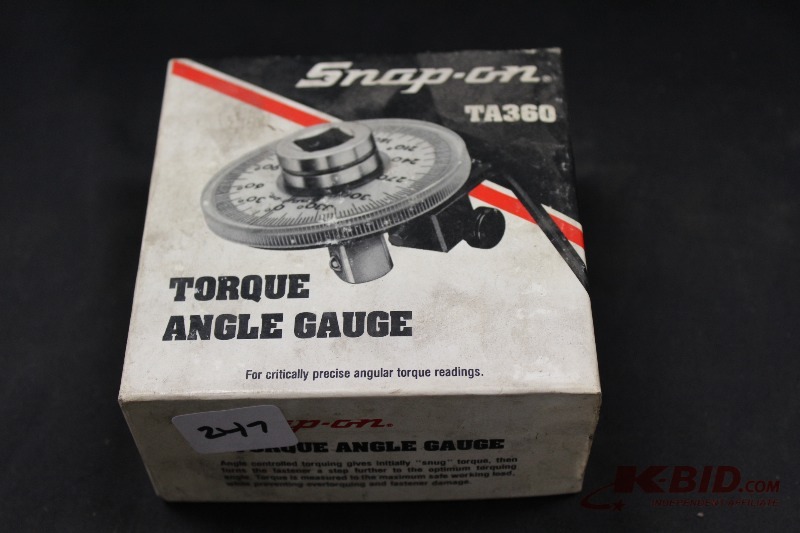 lot 247 image: SNAP-ON Torque Angle Gauge