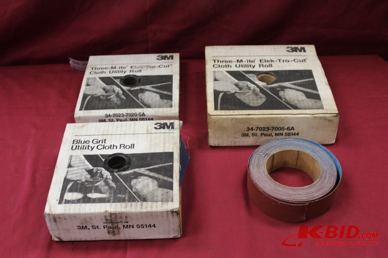 lot 253 image: Rolls of Abrasives
