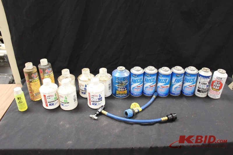 lot 269 image: AC System Leak Syop, Refrigerant, and Ool