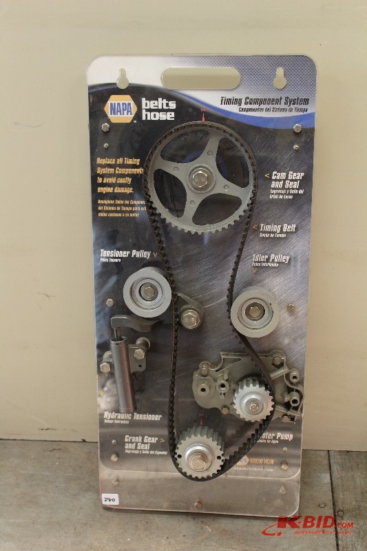 lot 280 image: NAPA Belt Display