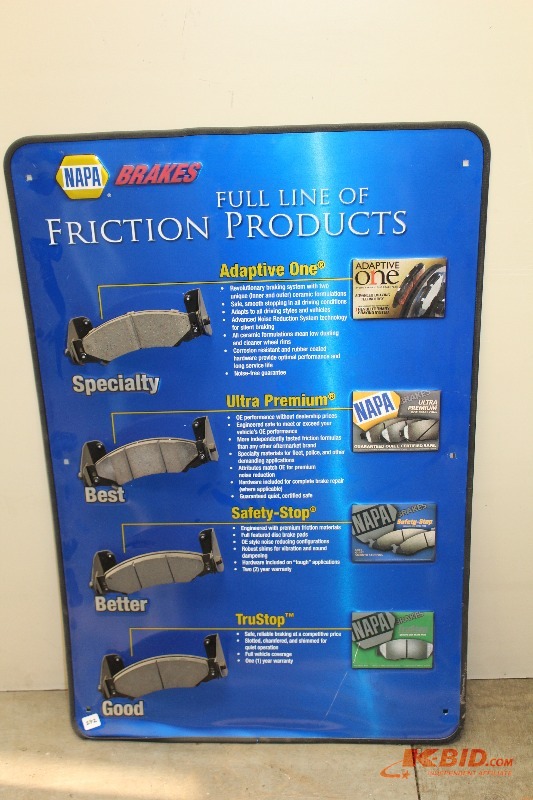 lot 282 image: NAPA Brakes Display