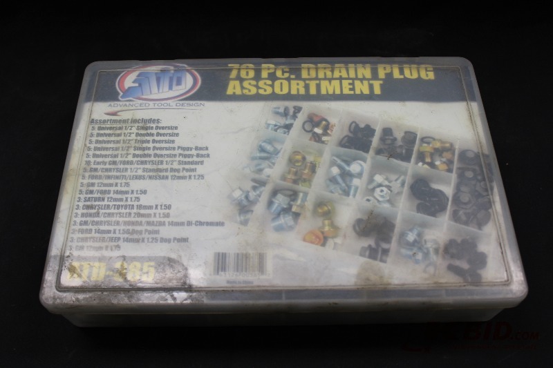 lot 332 image: 76 Piece Drain Plug Assortment