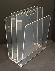 lot 57R image: LL - Vintage Lucite Literature Stand