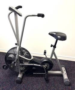 lot 74R image: LL - Schwinn Airdyne Evolution Comp Dual-Action Stationary Bike