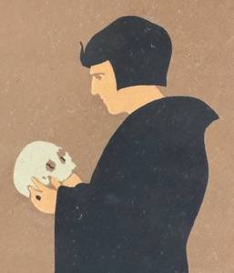 lot 94 image: Hamlet Print by Beggarstaff Brothers
