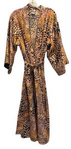 lot 191R image: MB - Natori Leopard Print Robe - Medium