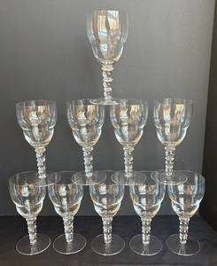 lot 327R image: DR - Vintage Stemware Collection - Crystal Goblets