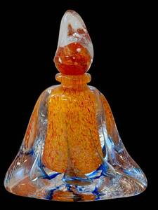 lot 5D image: Jean Claude Novaro Handblown Art Glass Bottle