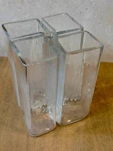 lot 8N image: K - Mid Century Alfredo Barbini Murano Glass Vases