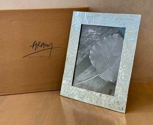 lot 34N image: DR - Michael Aram Forest Leaf Photo Frame