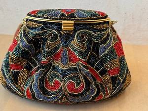lot 38D image: DR - Walborg Beaded Evening Bag - Vintage, Made in Japan