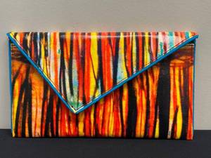 lot 235D image: Kent Stetson Brushfire Handbag - Signed Interior, Handcrafted