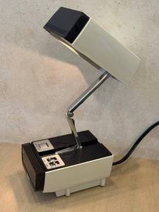 lot 306D image: DR - Cosmo Time Folding Lamp with Digital Clock - Vintage 1970s