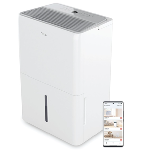 lot 34 image: TCL 4,500 Sq. Ft. Smart Dehumidifier, Energy Star, 50 Pints Per Day, Moisture & Humidity Absorber for Bedroom, Bathroom, Basement & Other Rooms, Works with AlexaGoogle Assistant Model H50D44W