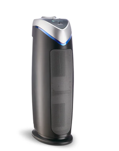 lot 35 image: GermGuardian AC4825 HEPA PURE� 22 Tower Air Purifier (3-speed 3-stage UV-C filtration, gray) ModelSKU AC4825DLX