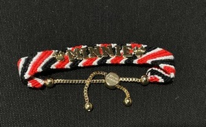 lot 18 image: Disney MCYS Minnie Mouse Woven Friendship Bracelet Adjustable