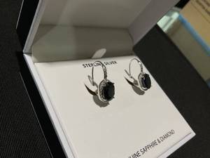 lot 19 image: MCYS Sapphire (6 ct. t.w.) and Diamond Accent Drop Earrings in Sterling Silver